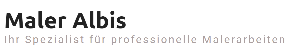 Logo Maler Albis